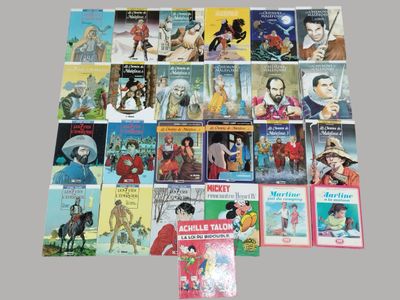 beaucoup de livres pour enfants sur la table