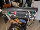 a bunch of wires that are connected to a keyboard