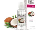 an image of a bottle of easy love coconut oil next to a box of coconut oil