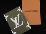 Carnet Louis Vuitton vert olive et orange