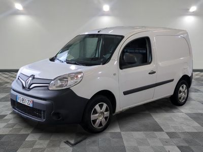 a picture of a white van parked in a room