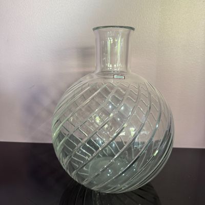 Vase en cristal BACCARAT, Cyclades, Taillé tourbillon, Année…