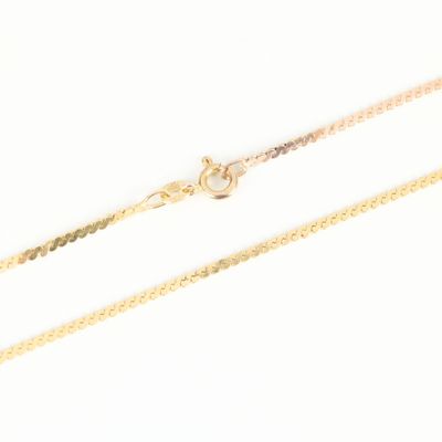 Chaîne en or maille fantaisie. 37 cm. - Photo 1