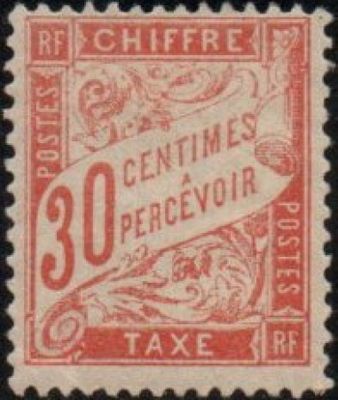 an old postage stamp with the words 30 cents and an image of a cat
