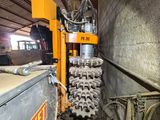 a machine that is sitting inside of a building