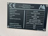 a close up of a sign on the side of a machine