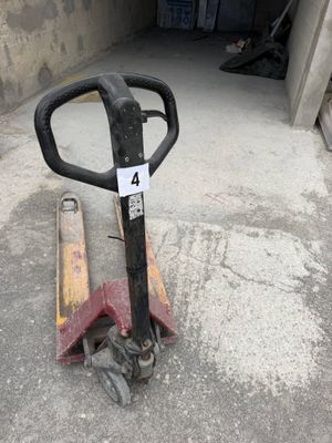 an image of a forklift with a number 4 on it