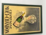 a picture of a picture of a bottle of champagne