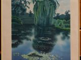 une image d'un tableau représentant un saule dans l'eau