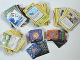 a lot of cards that are sitting on a table