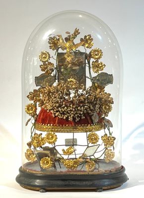 Globe de marié. FIn XIXème siècle.