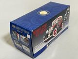 a box with a model of a car inside of it