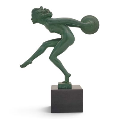 an image of a statue of a woman holding a basketball ball