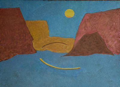 Ecole XXe, "Composition abstraite". - Photo 1