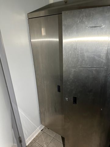 Placard neutre tout inox deux portes SOFINOR.