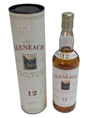 gleneach 12 year old single malt scotch whisky