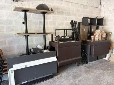 a room that has a bunch of furniture in it
