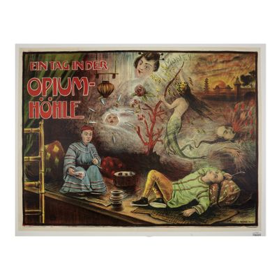 an image of a painting of a woman and a man sleeping on a bed