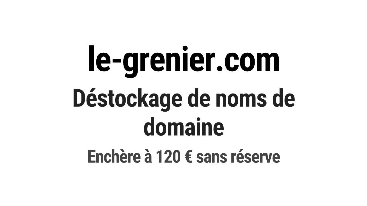 Destockage & Invendus