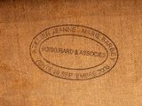 an image of a close up of a bag with a label on it
