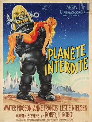une affiche du film « Planète interdite »