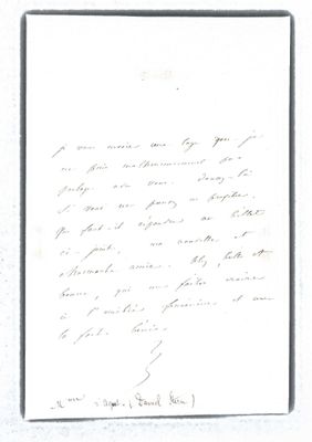 une vieille lettre manuscrite d'un homme qui écrit un poème