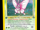 une image d'une carte Pokémon sur laquelle figure un papillon rose
