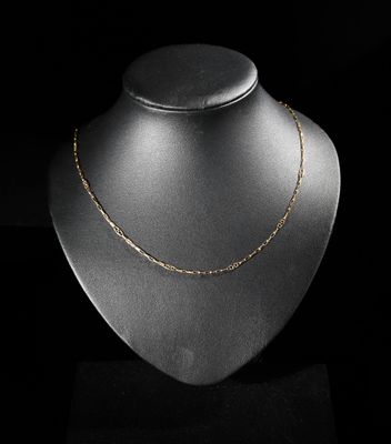 Chaine en or. Long : 50 cm. Poinçon hibou. - Photo 1