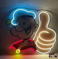 Enseigne lumineuse Popeye