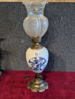 Lampe en faïence dans le gout de Delft réservoir en porcelai…