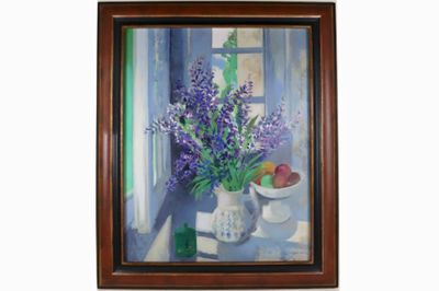 BOUCHERY Michel (1929-2003) Bouquet de sauges - Photo 1