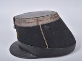 black hat with a chain around the brim of the brim of the brim of the brim of the brim of the brim of the br