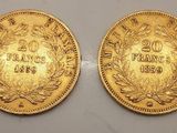 deux souverains en or, dont l'un est un souverain et l'autre un souverain