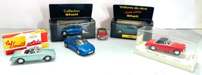 CORGI, Collection SHELL, SOLIDO, MAISTO- Lots de 6 voitures miniatures - Photo 1