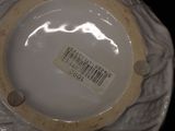 a close up of a plate with a label on it