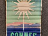 an old poster of a star in the sky on a carpet