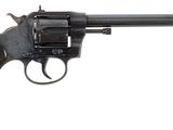 a close up of a revolver on a white background