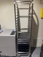 ECHELLE LANEF en inox à 20 étages.