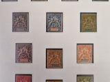 an image of a collection of stamps with different designs on them
