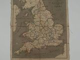 une vieille carte de la Grande-Bretagne