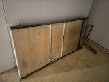 an image of a room with a wooden wall and floor