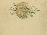 the back cover of a book with a drawing of a man on it
