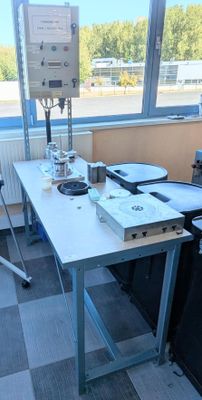 an image of a room with a table and a printer