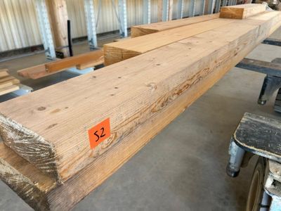 Pannes 100/220 contre collé sapin 2 longueurs de 4 mètres 2 …