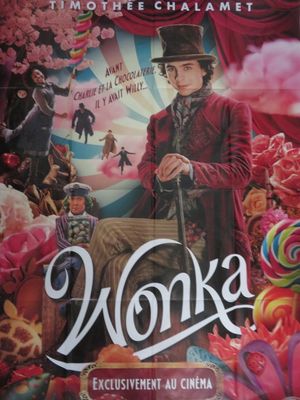 une image d'une affiche du film « Wonka »