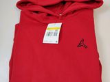 a red hoodie with the jordan logo on it