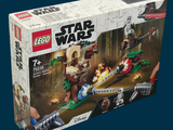 a box with a lego star wars set inside of it