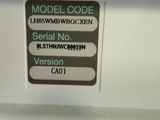 a close up of a label on the side of a refrigerator
