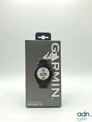 garmin gps watch in packaging on a white background
