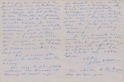 une vieille lettre manuscrite d'un homme qui écrit un poème